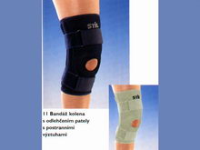 Obrázek k položce: Bandáž kolena s odlehčenými pately s postrnními výztuhami