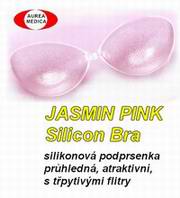 Obrázek k položce: Silikonová podprsenka Jasmin Pink  Silicon Bra BR001 transparent with glider.